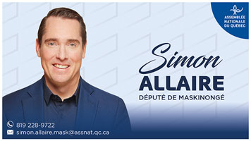 Simon Allaire, député de Maskinongé