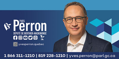 Yves Perron, député de Berthier-Maskinongé